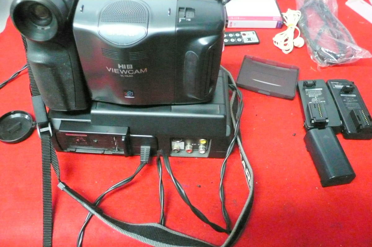 VL-HL100 録画再生OK シャープ Hi8 8mmビデオカメラ