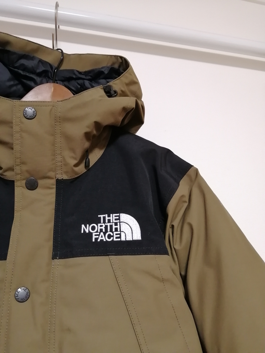 極美品 18FW ノースフェイスマウンテンダウンジャケット S ビーチ 