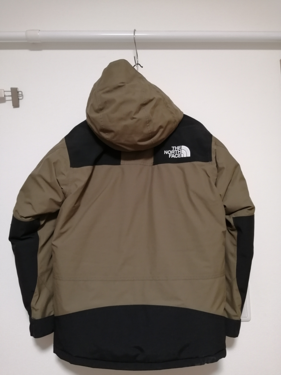 極美品 18FW ノースフェイスマウンテンダウンジャケット S ビーチ 