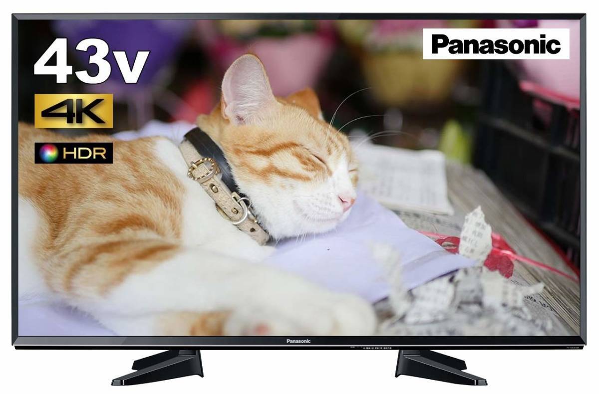 パナソニック 43V型 4K 液晶テレビ VIERA TH-43EX600 パナソニック