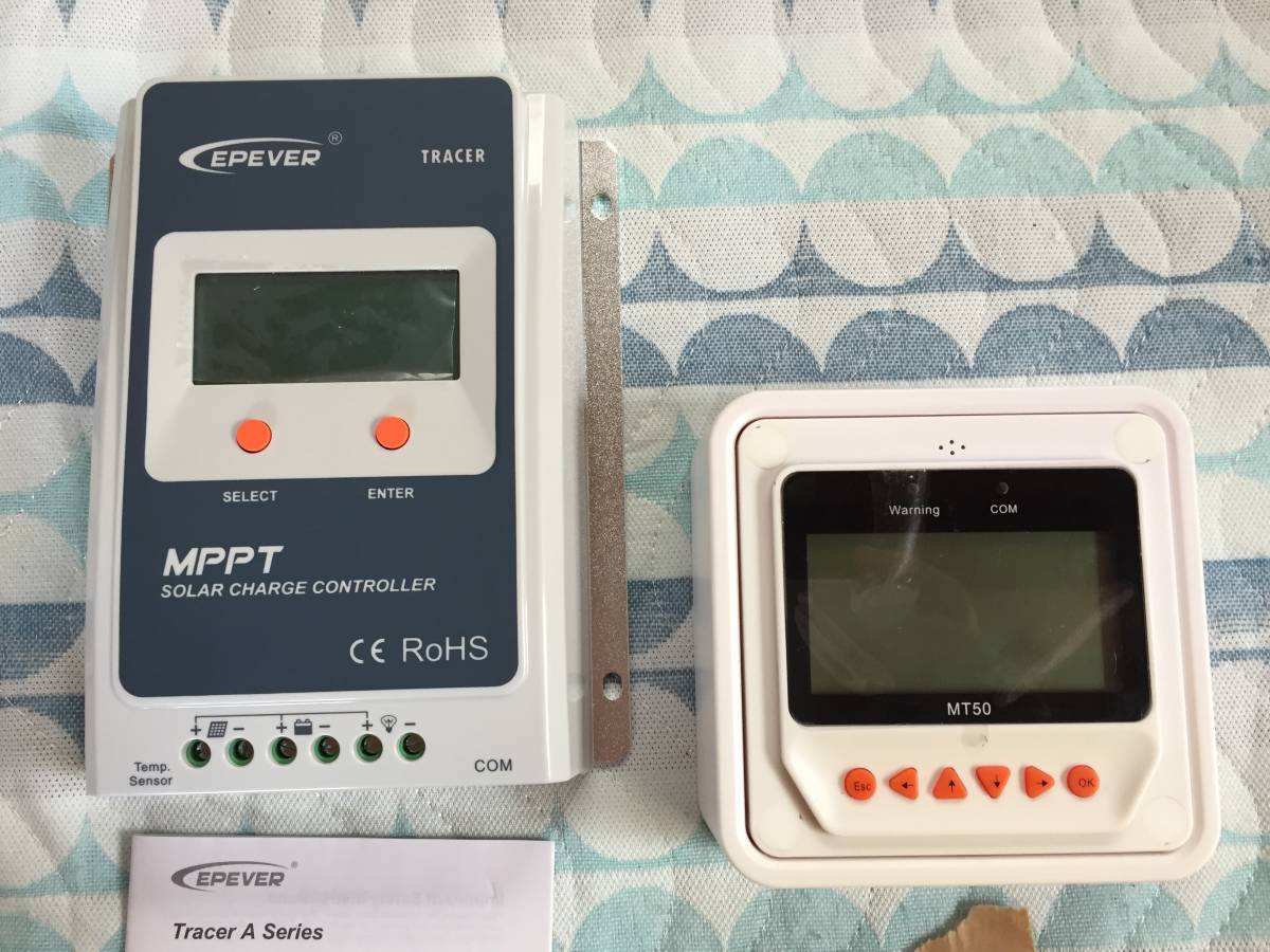 MPPT 10A チャージコントローラー Tracer1210AN 12V 24V : 自動認識