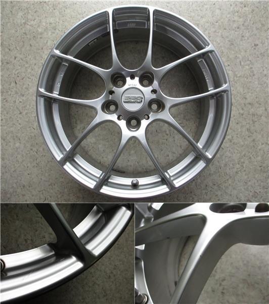 4本 BBS RF 鍛造 FORGED 17inch 7J 114.3 +50 軽量 1ピース アルミ 