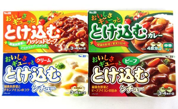 送料200円■ou990■ルウ（とけ込むハッシュドビーフ・完熟トマトハヤシライス)等 5種 30点【シンオク】