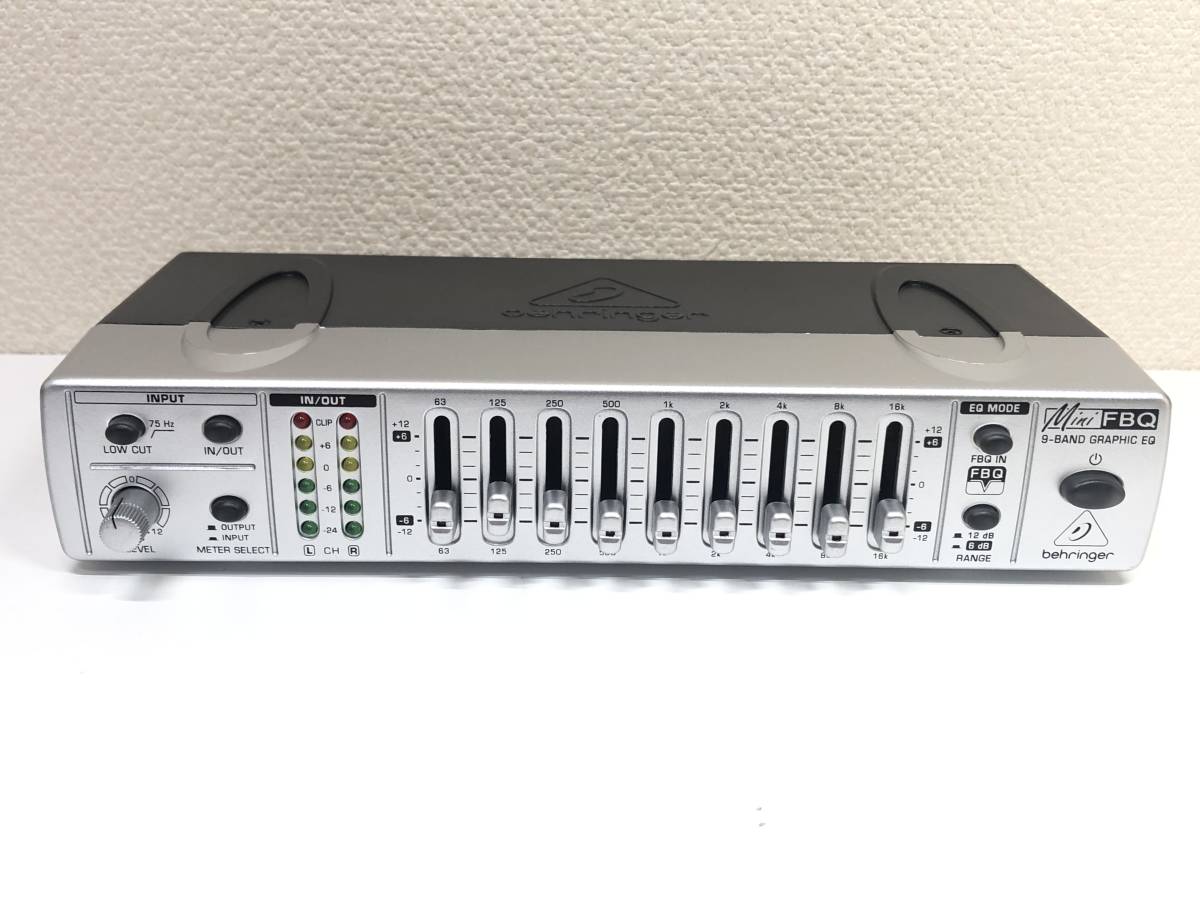 FBQ800 Behringer MINIFBQ 9-Band Graphic MiniFBQ Equalizer Ultra