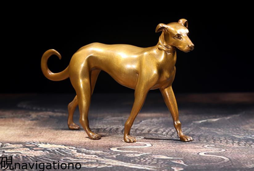 純金オブジェ 工芸品動物犬 純金オブジェ いぬ 戌