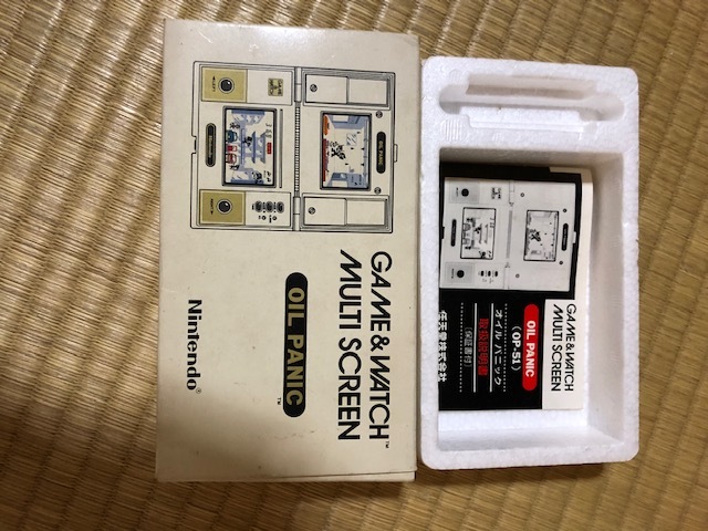 任天堂 ゲームウォッチ オイルパニックの箱・説明書のみ 中古 任天堂