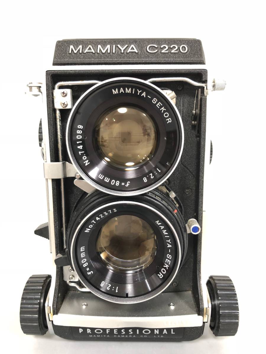 現状品 MAMIYA マミヤ C220 Professional f 二眼レフ フィルムカメラ