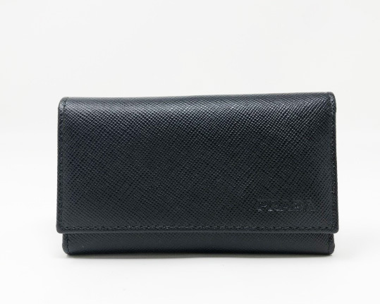 新品同様 PRADA プラダ 6連キーケース 2M0025 レザー サフィアーノ