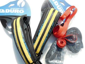 超激得，100%新品 Duro DB-7047 Hypersonic 700x25C 25-622 折りたたみ黄色-タイヤＸ2本＆チューブ52ｍｍ仏/リムテープ18ｍｍｘ2本 レターパック発送(700C（クリンチャー、WO）)｜売買されたオークション情報、yahooの商品情 タイヤ
