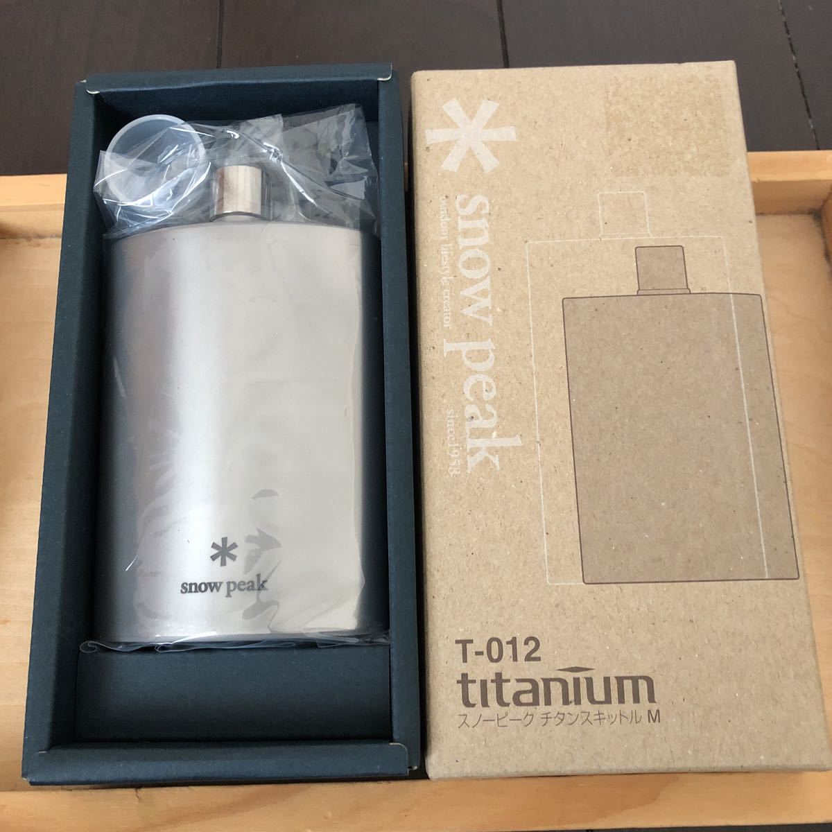 新品スノーピークチタンスキットルM[T-012]送料無料_1