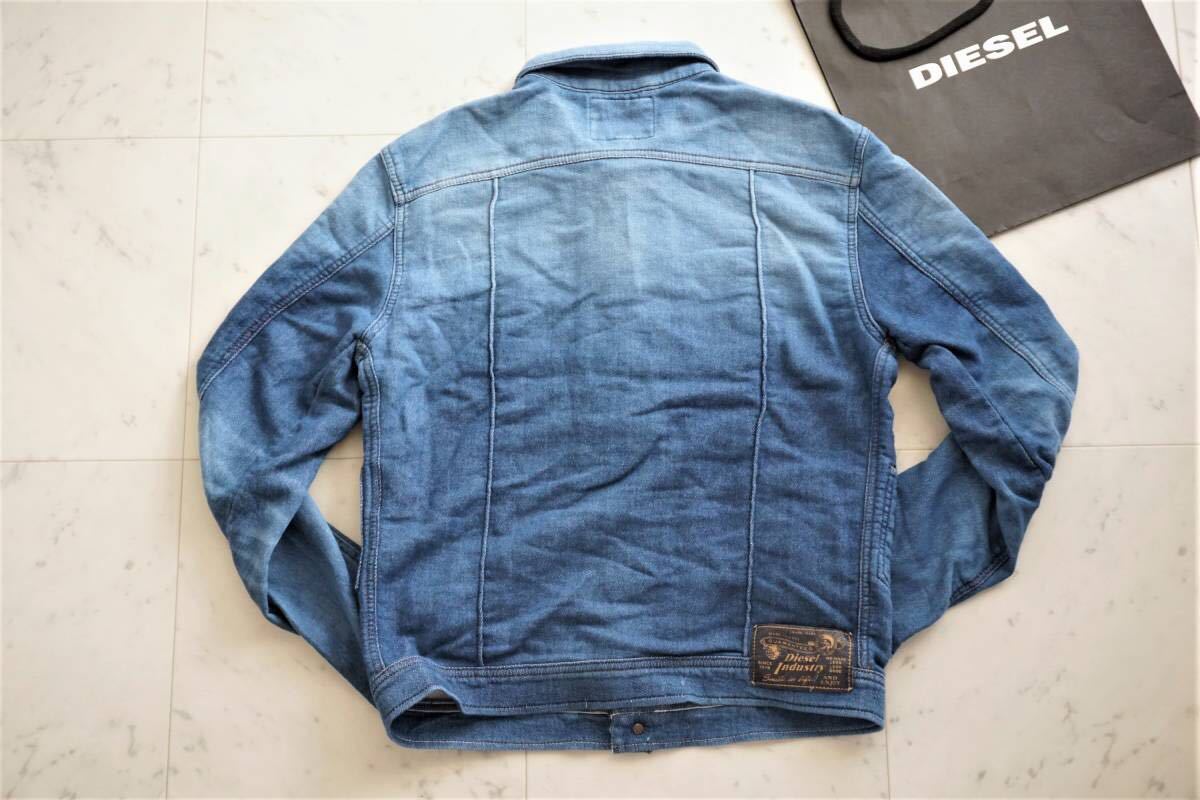 正規品】DIESEL ディーゼル スウェット デニム ストレッチ ジャケット