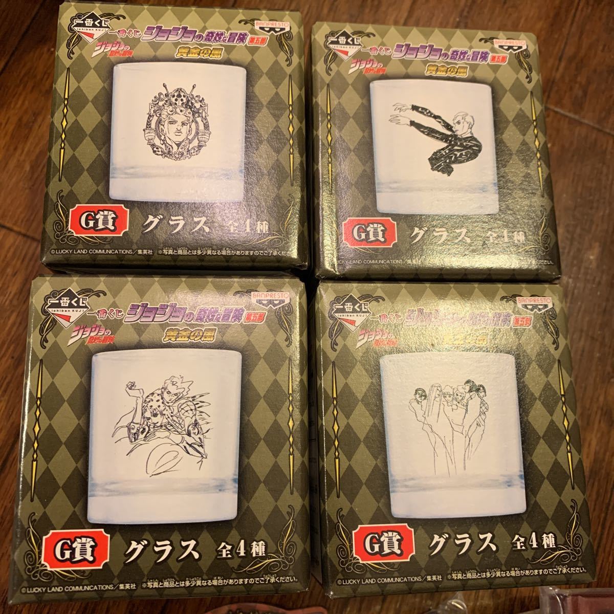 一番くじ ジョジョの奇妙な冒険 黄金の風 ジョジョ 5部 全18種 