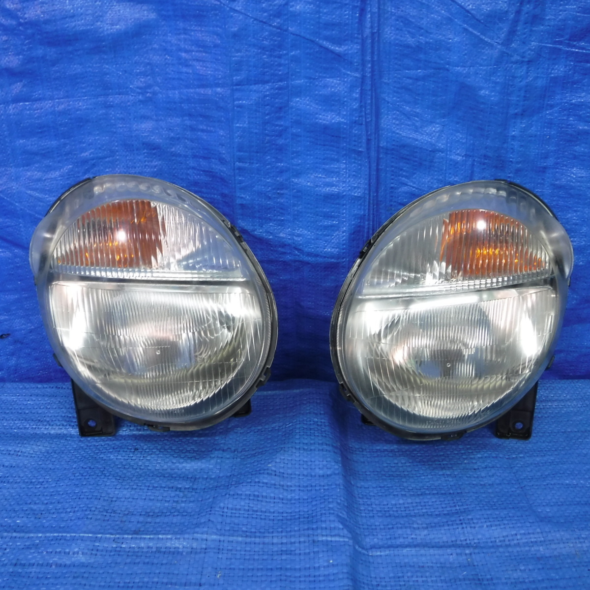 ○ SUZUKI スズキ ツイン EC22S ハロゲン ヘッドライト 左右セット STANLEY P1281 ※画像参照 2019.11.9.Y.3-H2-407