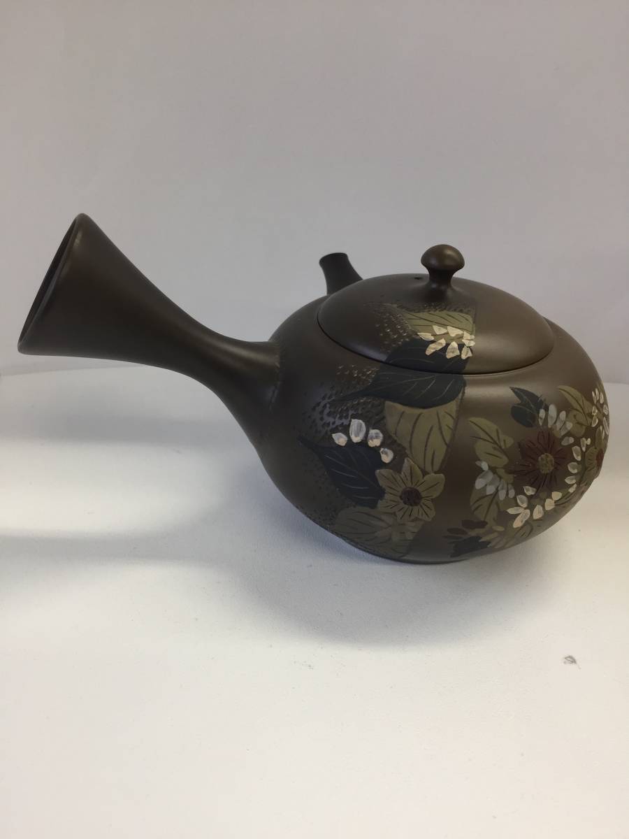 常滑焼 急須 作 伊藤昭陽 緑泥 工芸品 伊藤 伊藤昭陽作 黄土色 彩色 名工 立体浮彫 名工作 最高峰 昭陽作 の落札相場