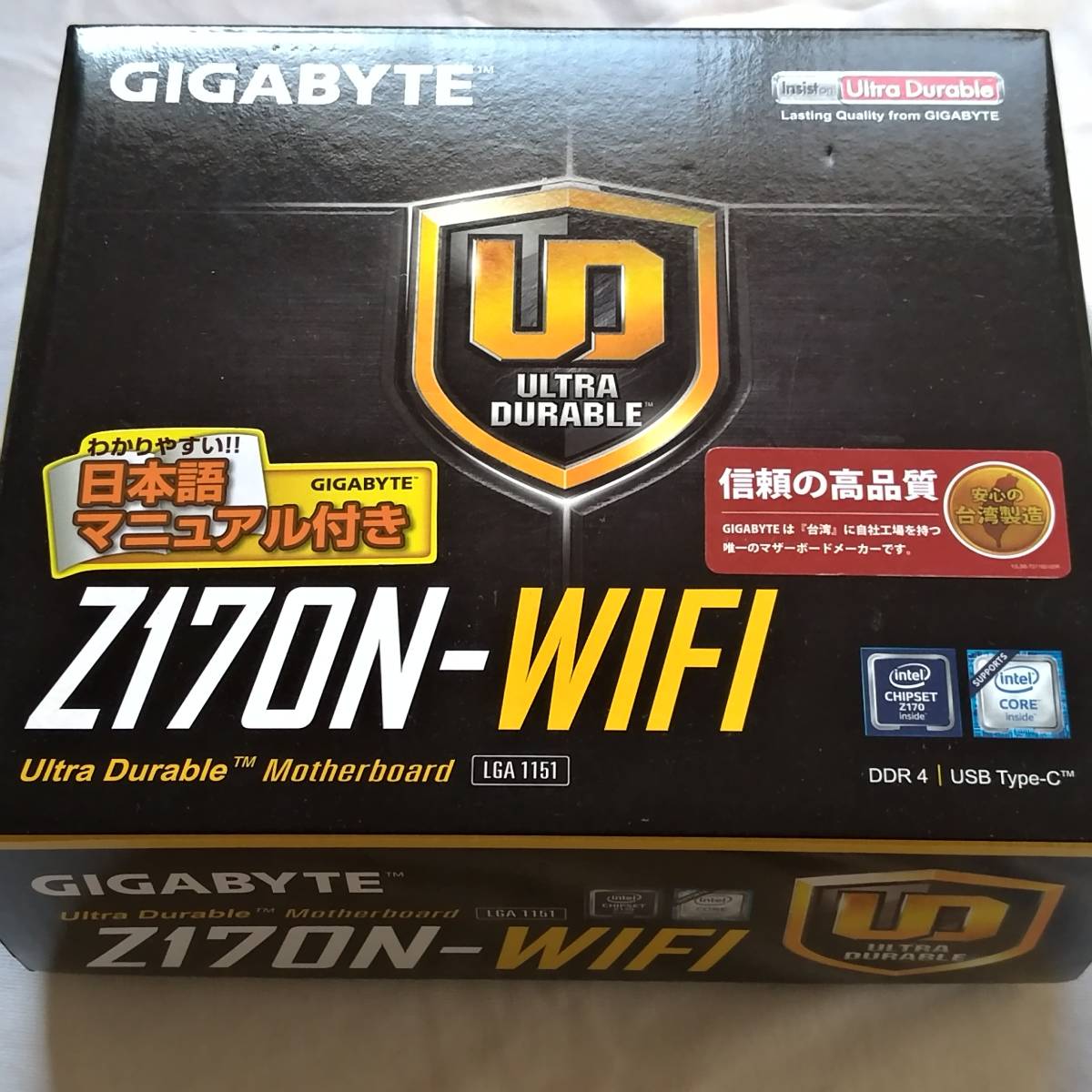 miniITX LGA1151(第 7 / 6世代) 　GIGABYTE GA-Z170N-WIFI　最新BIOS