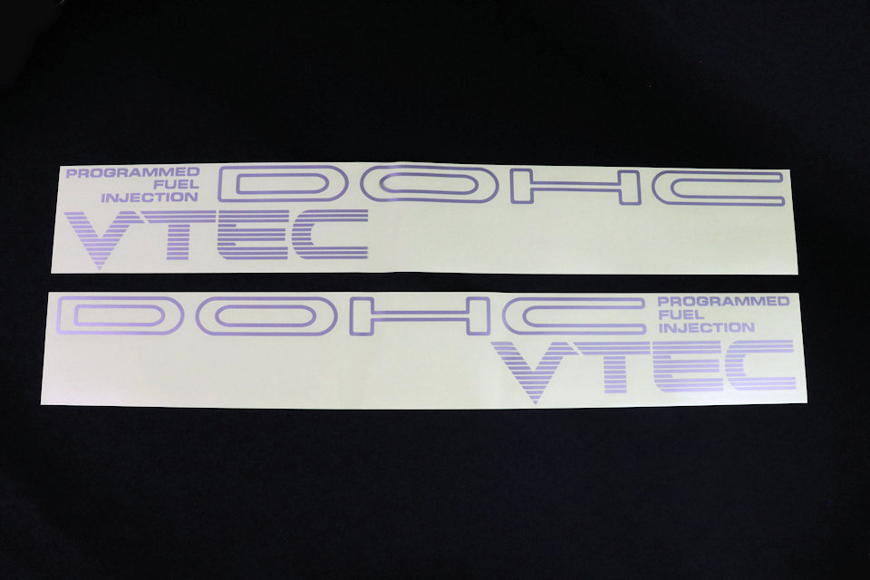 DOHC VTEC” サイドデカール 2枚1台分 ステッカー EF9 グランド 