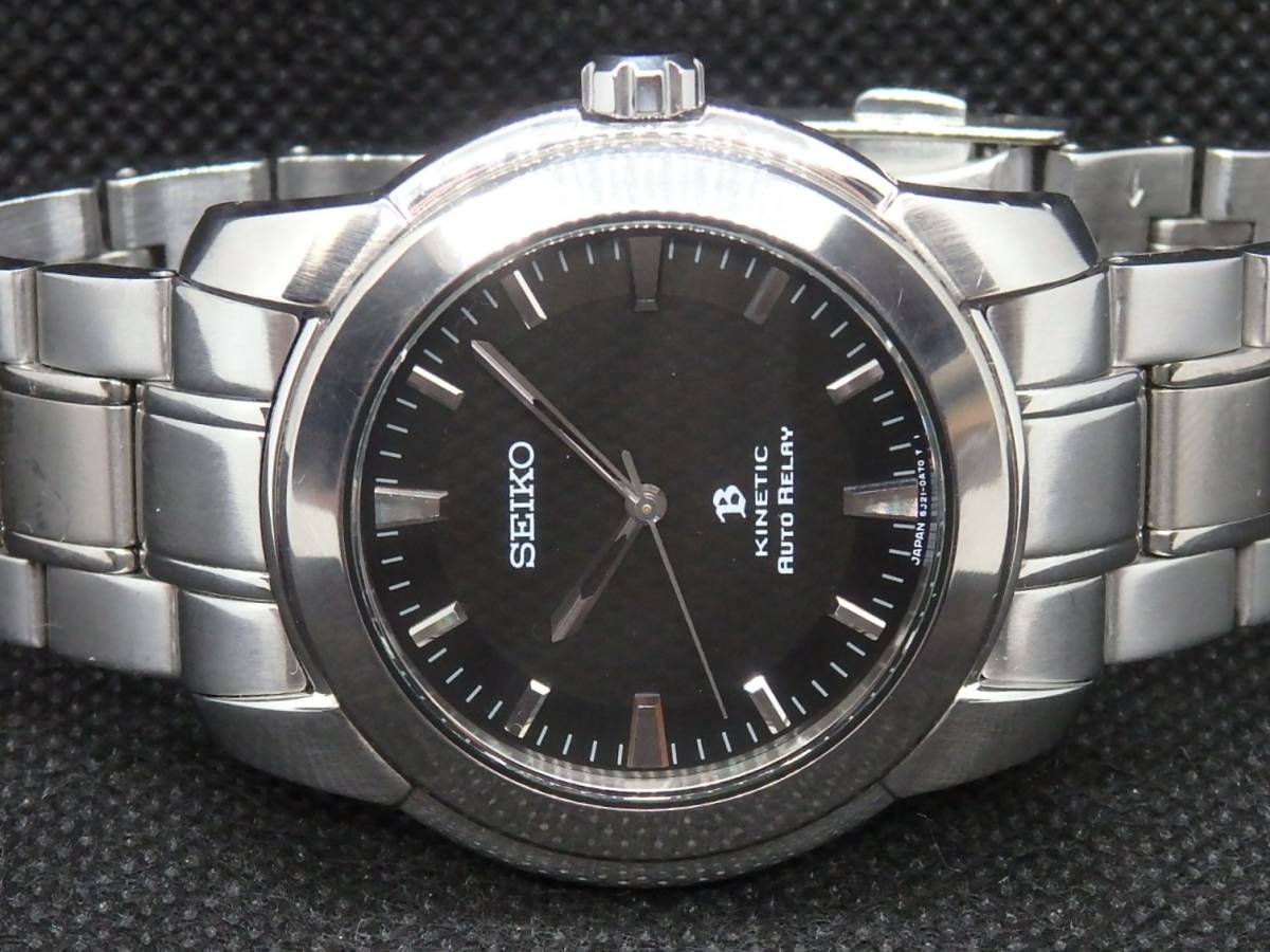 キネティック オートリレー SEIKO サファイアガラス 5J22-0A50 本日21 