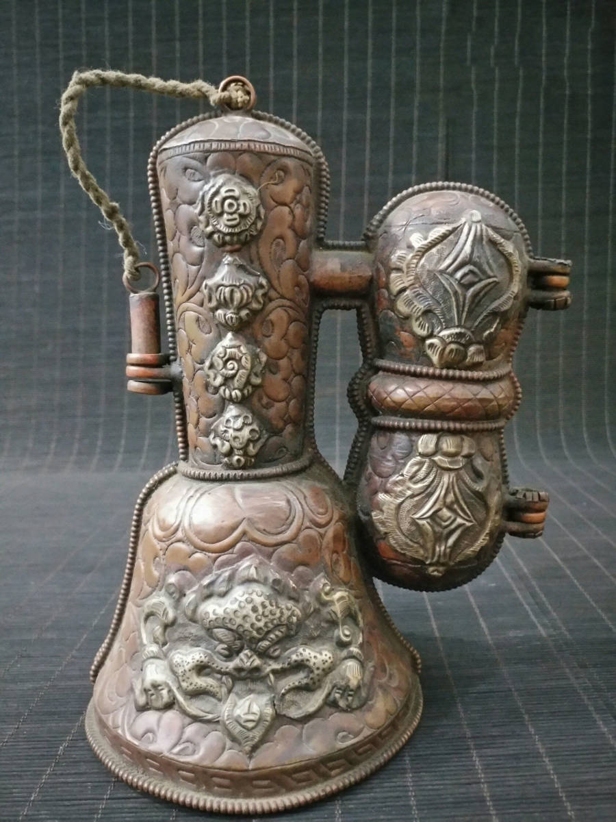 中国唐物 旧藏 骨董品 多寶天珠 極細工ペンダント裝身具 置物 古賞物 古美術品 清 メルカリ 仏像 秘藏 極細工 奉納 描金銀地藏王菩薩仏像一尊