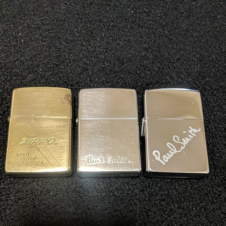 全国無料，2026 ZIPPO ジッポー SOLID BRASS 1996 Paul Smith 1998 2000 3点セット 品(その他)｜売買されたオークション情報、yahooの商品情報をアーカイブ公開 - オークファン Zippo