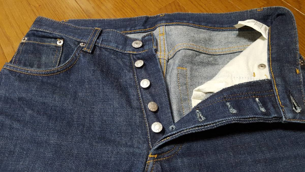 Helmut Lang 本人期 ダメージ加工 デニムパンツ 黒タグ ブラウン 