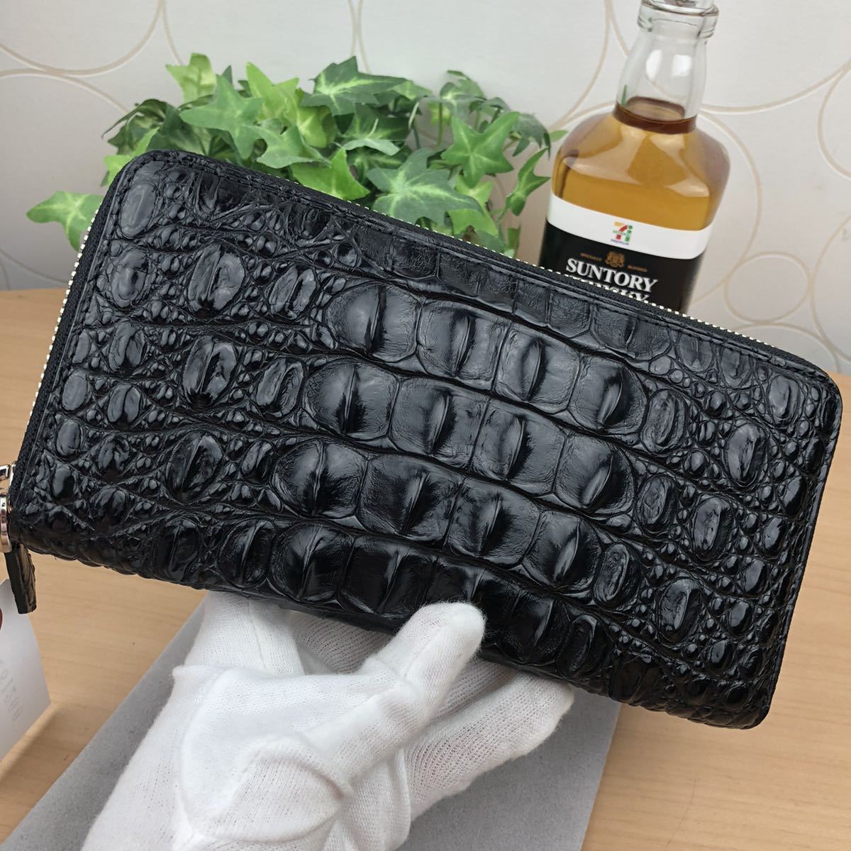 長財布 ラウンドファスナー | クロコダイル ラウンドファスナー長財布 