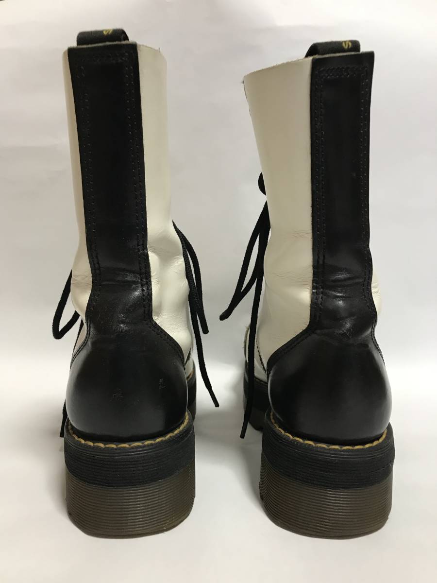 希少レアモデル Dr.Martens CRAZY BOMB 10ホール 厚底 スチールトゥ 
