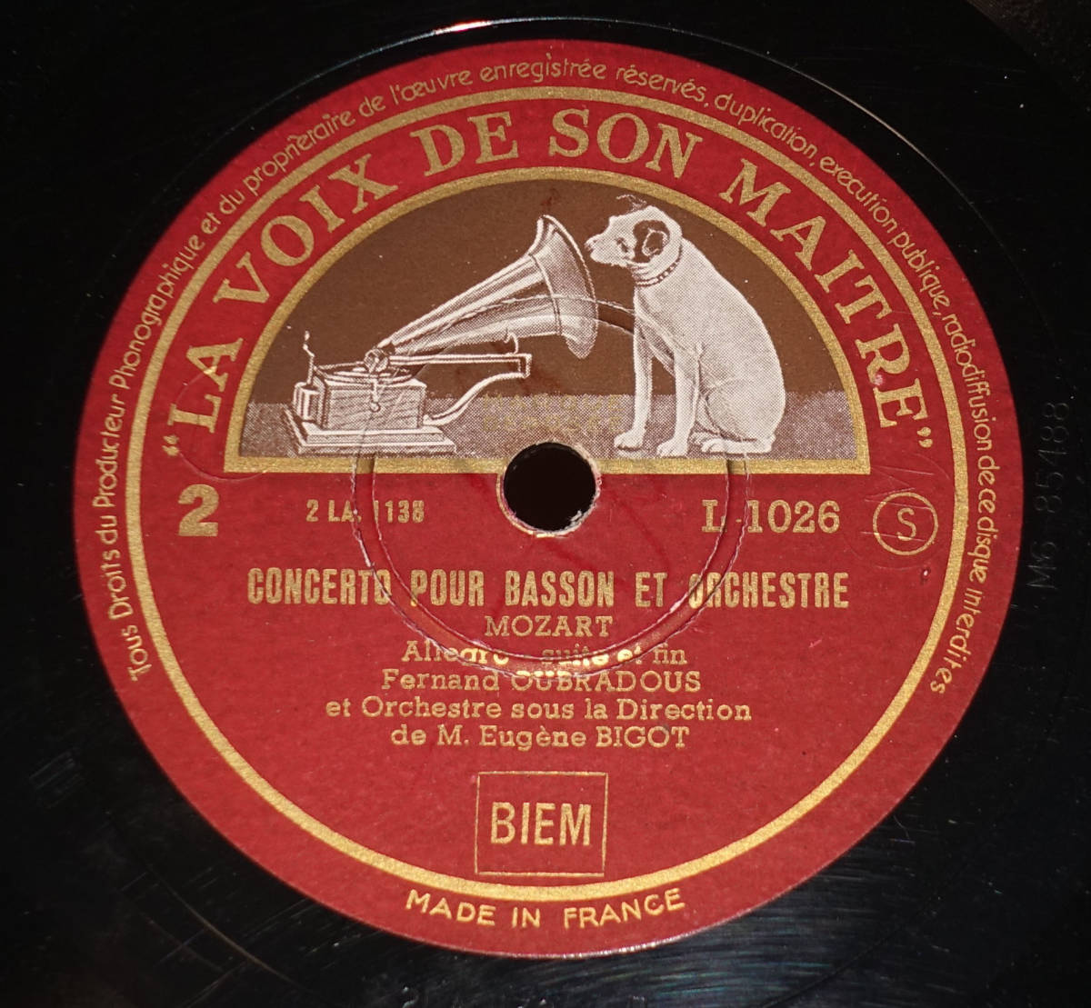 仏VSM クレデンザ1926×78rpmの邂逅 #111～フェルナン・ウーブラドゥ