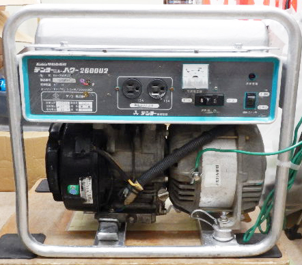 K9◇ 〈Denyo デンヨー〉小型 エンジン駆動発電機 GA-2605U2 ニュー