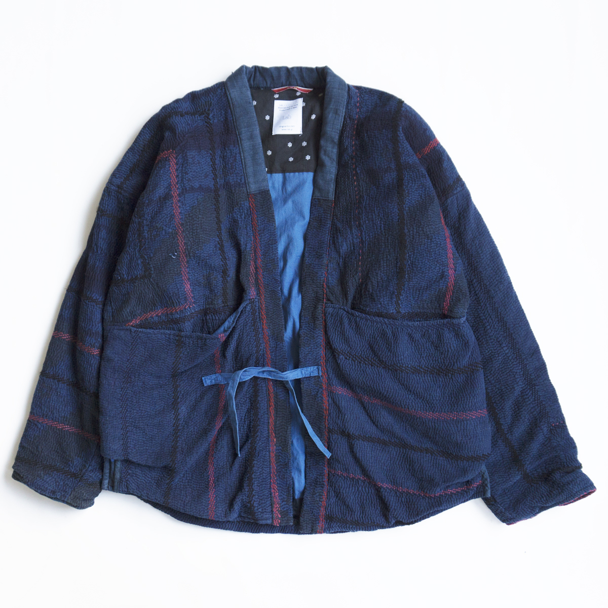 極美品】Leh レー 【刺し子 ジャケット】襤褸 刺し子 パッチワーク 