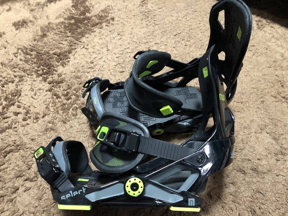 NOW IPO2 Lサイズ スノーボード ビンディング 青 now select