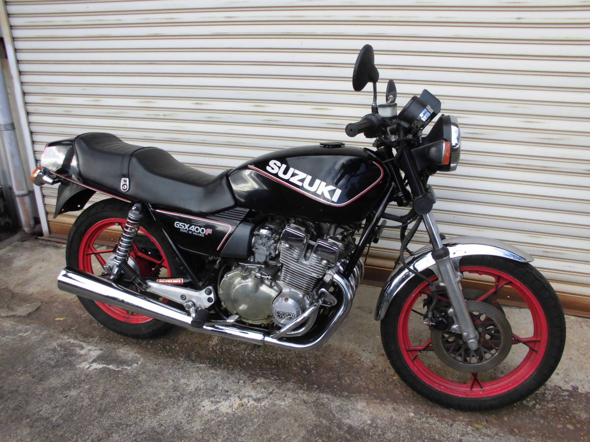 スズキ GSX400F SUZUKI 実働ベース車に インパルス、GS400,GT380 商品 