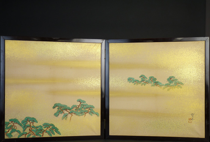 ART朝隈敏彦真筆(いちょう並木)特寸法 ART朝隈敏彦真筆(いちょう