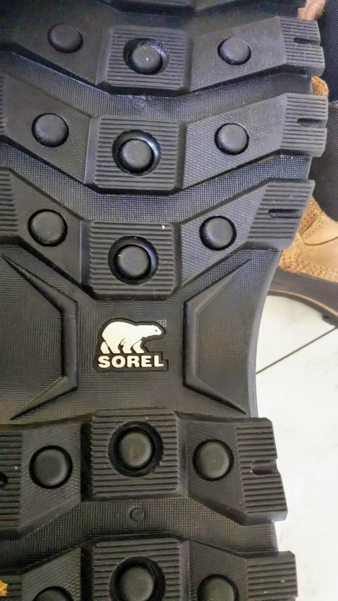 驚きの破格値，送料無料 【28cm】SOREL（ソレル）バクストンプルオン メンズショートブーツ　男性用　＜ほぼ新品！＞