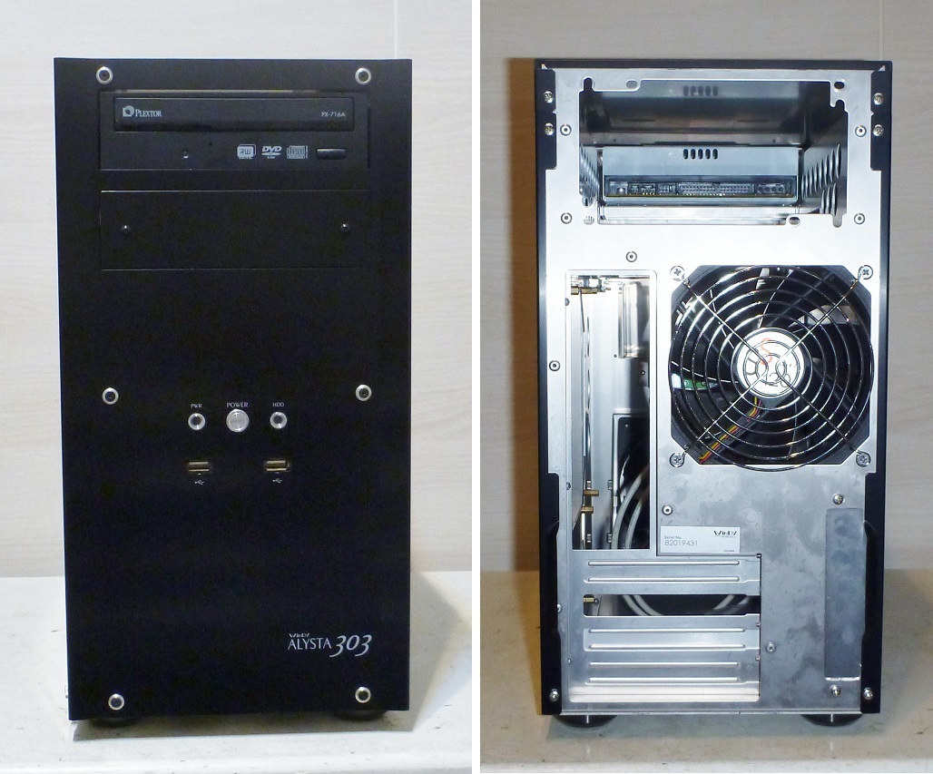 WiNDy 星野金属 ALYSTA 303 BLACK フルアルミ PCケース 星野
