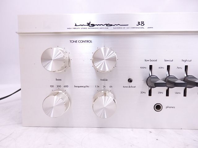 LUXMAN 管球式プリメインアンプ SQ38F ラックスマン ◇ 47A30-1