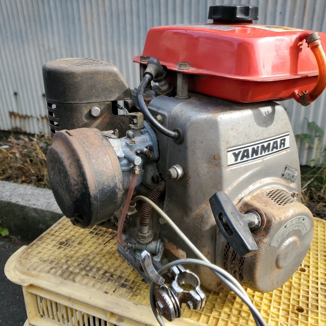 ②中古ヤンマー/カワサキガソリンエンジン 発動機 MODEL:KF34AZ最大3.2