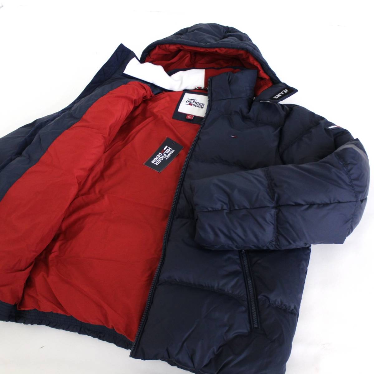 日本未発売』新品(tt1308L)TOMMY HILFIGER DENIM(メンズL)濃紺Navy 