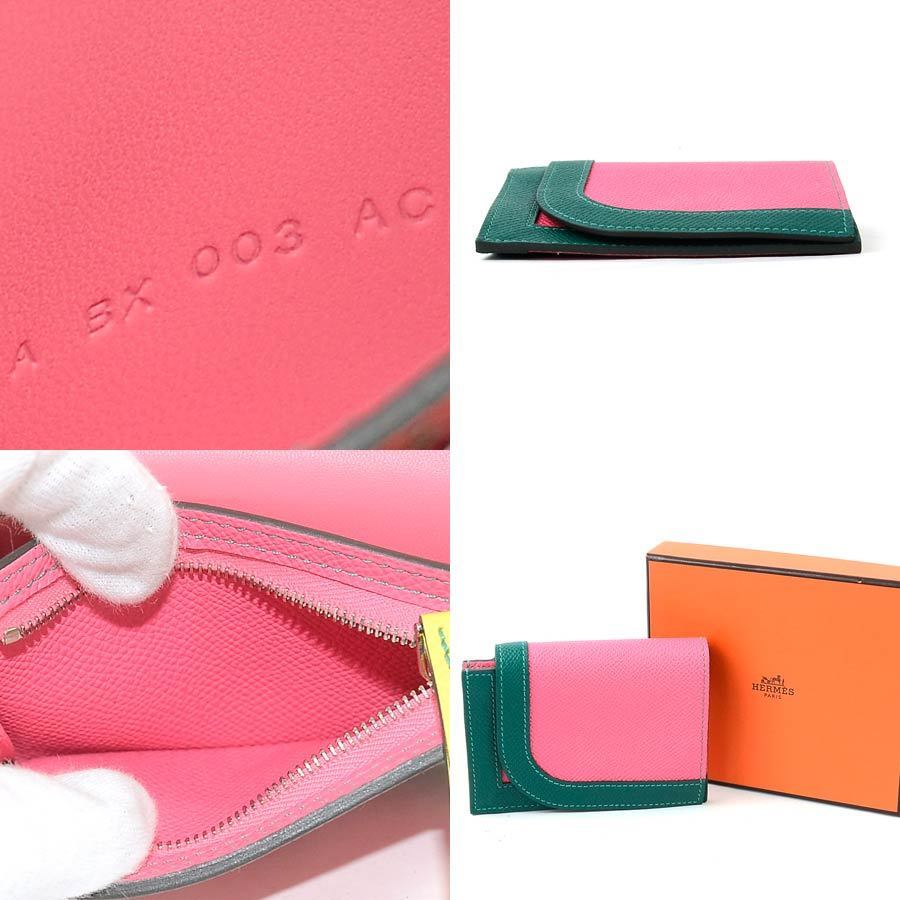 未使用】 HERMES エルメス コインケース カードケース カマイユ