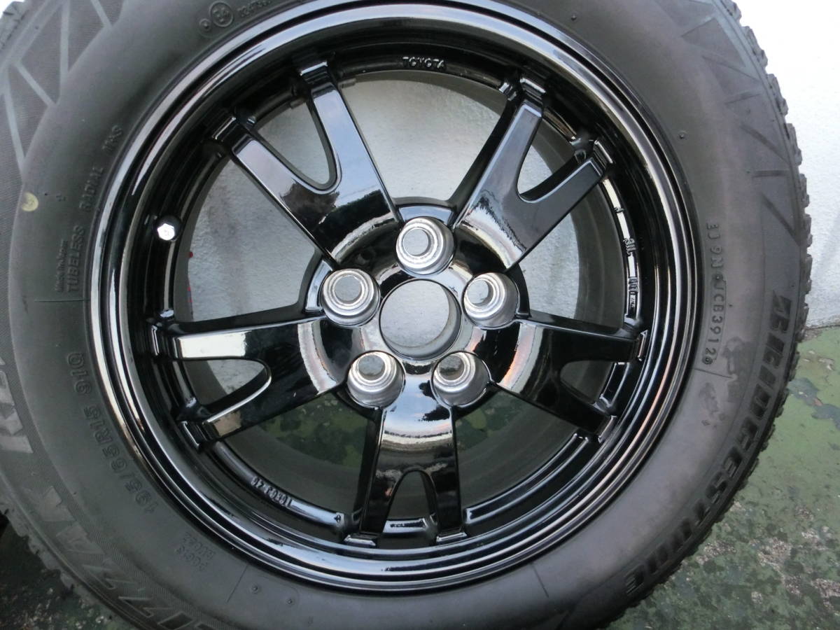 プリウス　純正ホイール付きスタッドレス　195/65R15