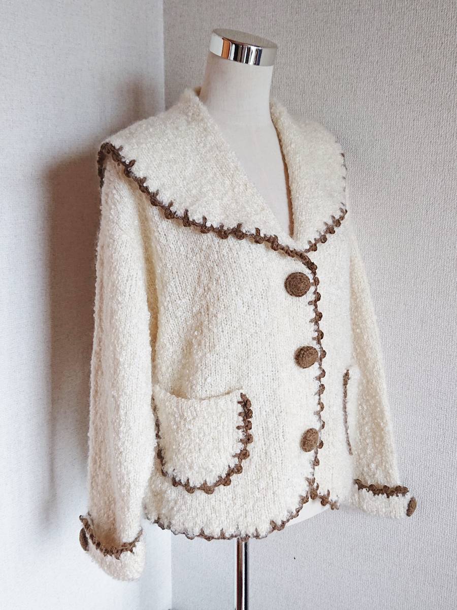 【格安，低価】 株 トマツ/TOMATSU BOUTIQUE/ふんわりカーディガン/もこもこ/Ｌサイズくらい(Lサイズ)｜売買されたオークション情報、yahooの商品情報をアーカイブ公開 - オークファン Lサイズ