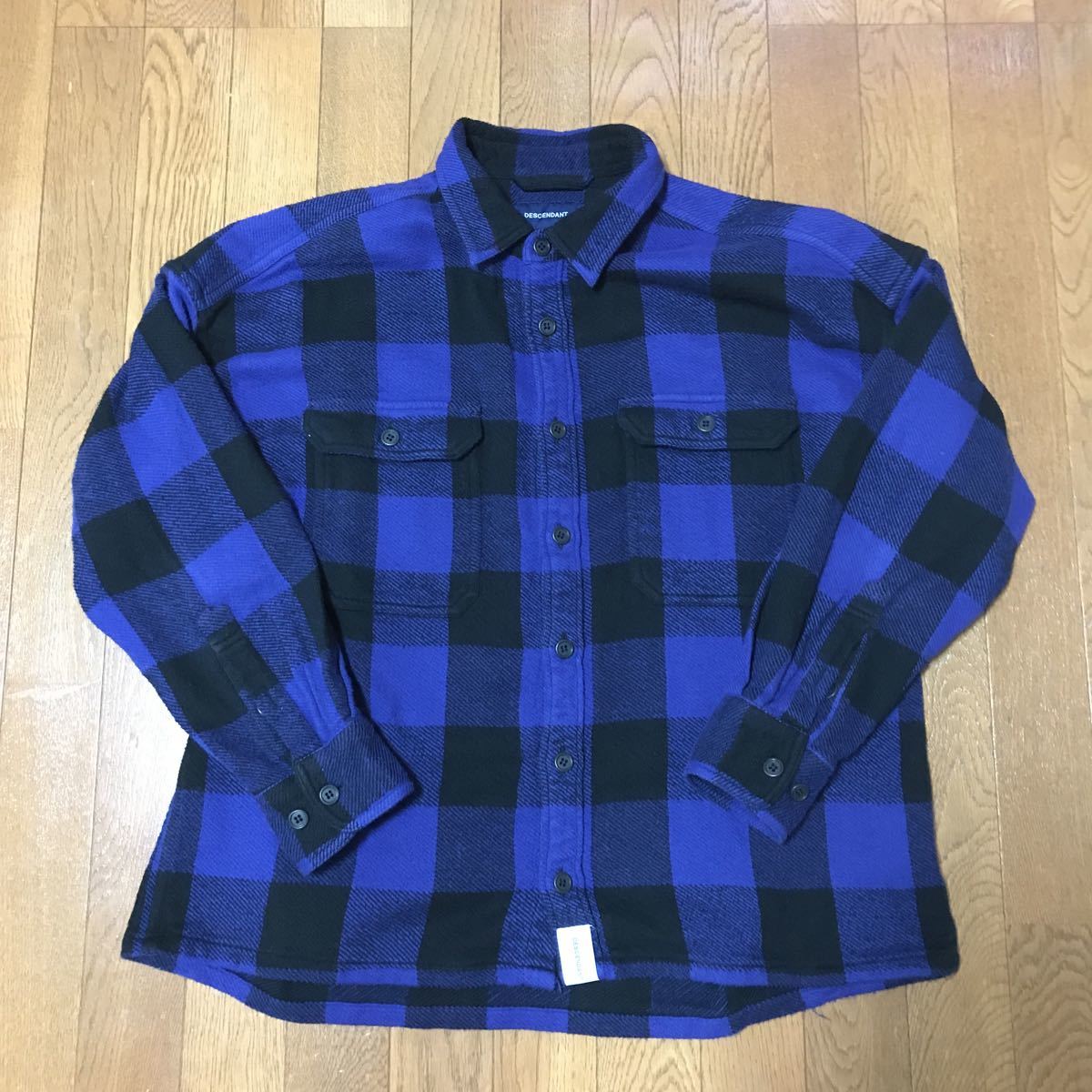 descendant 20AW DESCENDANT VANING CHECK LS SHIRT 20aw VANING CHECK 