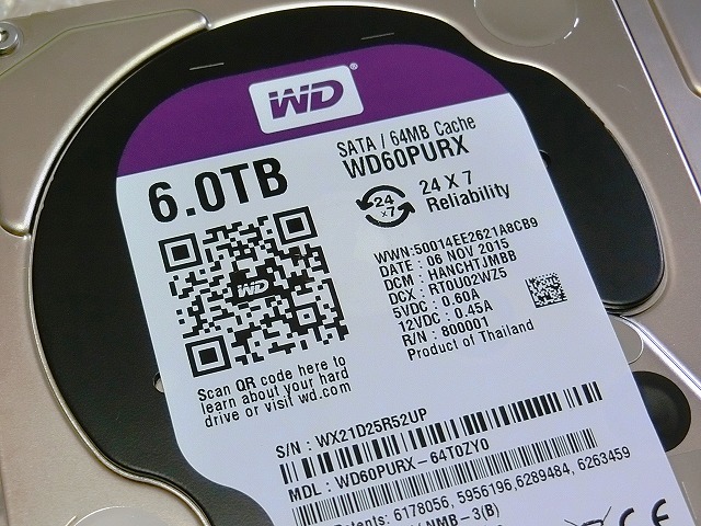 Western WD - Digital 6TB Purple HDD 京东 WD60PURX | WESTERN