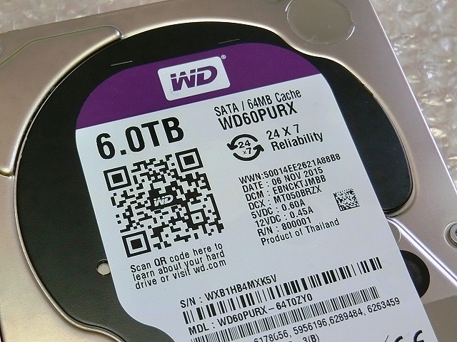 Western WD - Digital 6TB Purple HDD 京东 WD60PURX | WESTERN