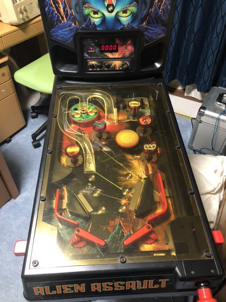 ALIEM A SSAULT ピンボールゲーム機 Alien Assault 卓上ピンボール