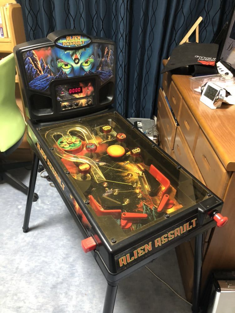 ALIEM A SSAULT ピンボールゲーム機 Alien Assault 卓上ピンボール