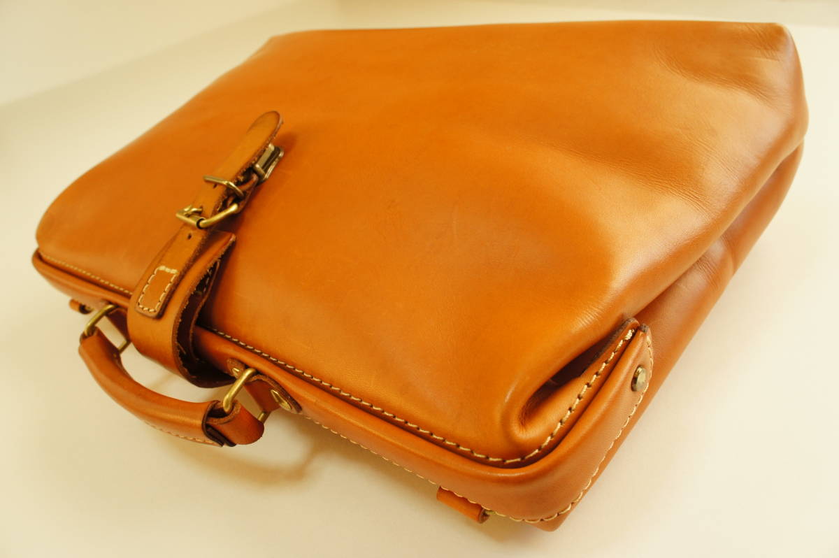美品】￥42，900 HERZ 受注生産 職人製作 極上のソフトダレスバッグ