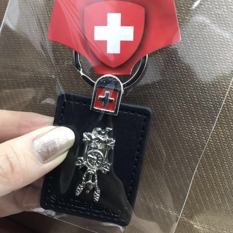 ZERMATT SWITZERLAND - キーホルダー メルカリ スイス土産 Keychain Vintage Souvenir Enamel Leather カウベル 0 Nice Switzerland HIAS