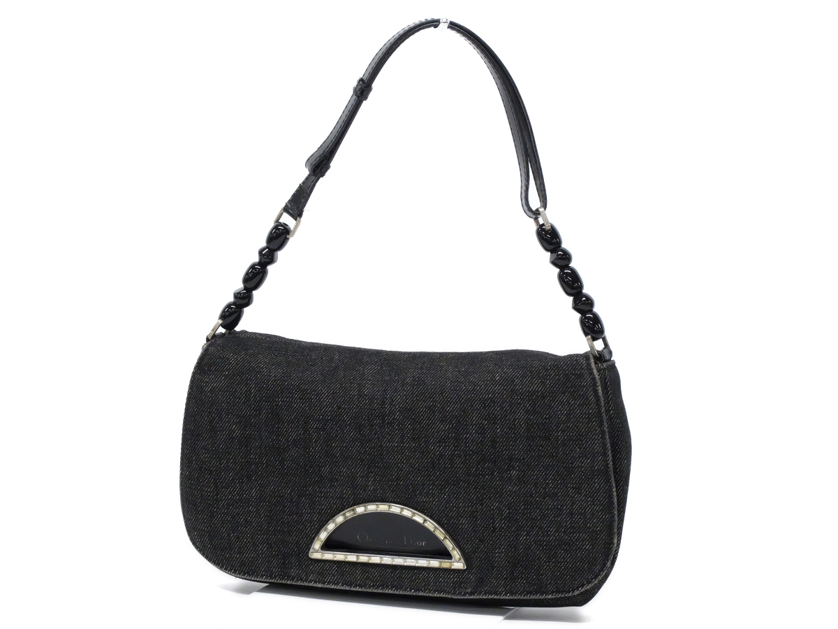 ☆良品 Christian Dior クリスチャンディオール トロッター柄 がま口