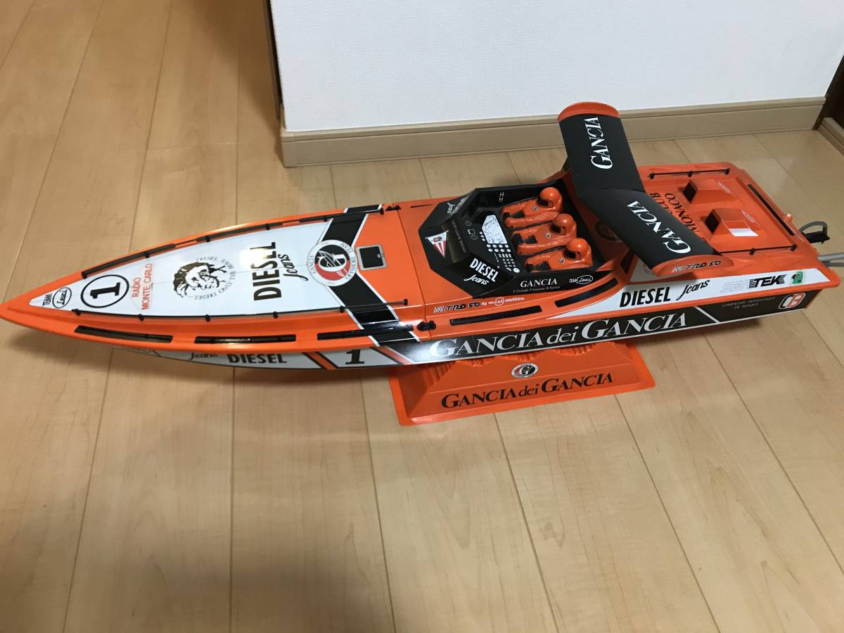 超激得，定番 ABC HOBBY ラジコンレーシングボート GANCIA dei GANCIA メカ エンジン付き(船、ボート)｜売買されたオークション情報、yahooの商品情報をアーカイブ公開 - オークファン 船、ボート