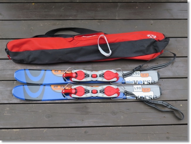SALOMON/サロモン miniverse L90◇90cm ブルー×オレンジ◇スノー 